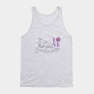 LOVE Cat and Dog Tank Top